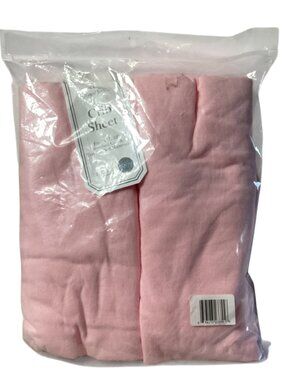 American Baby Company: 2 Pack Pink Cotton Fitted Crib Sheet, 28" x 52"
